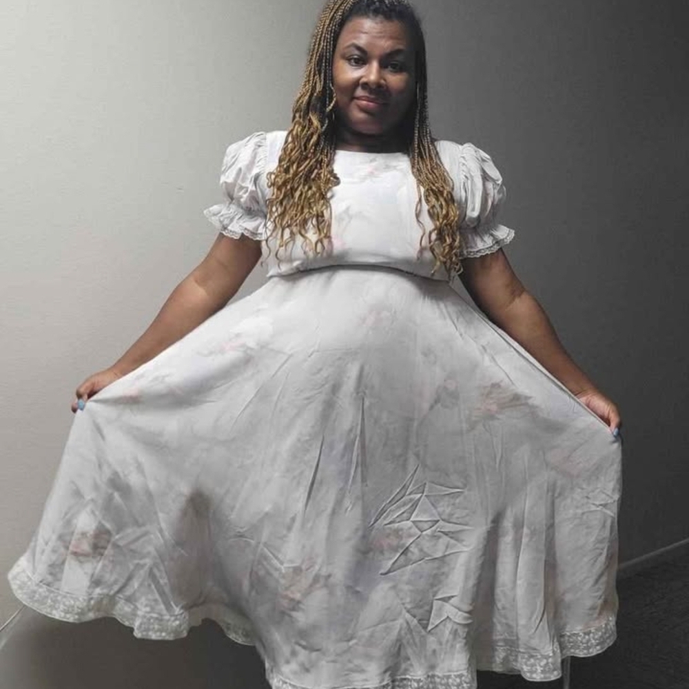 One-of-a-kind "The Sweetest Slip" Bunny Swan Print